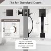 imageProbrico Square Oil Rubbed Brown Front Door HandleEntry Door Handleset with Square KnobExteriorInterior Passage Door Handle with No Lock1PackOil Rubbed Brown