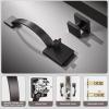 imageProbrico Square Oil Rubbed Brown Front Door HandleEntry Door Handleset with Square KnobExteriorInterior Passage Door Handle with No Lock1PackOil Rubbed Brown