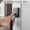 imageProbrico Square Oil Rubbed Brown Front Door HandleEntry Door Handleset with Square KnobExteriorInterior Passage Door Handle with No Lock1PackOil Rubbed Brown