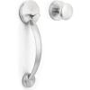 imageProbrico Oil Rubbed Brown Round Front Door HandlesetEntry Door Handle Set with Door KnobExteriorInterior Passage Door Handle Reversible for Right and Left Handed1PackSatin Nickel