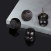 imageProbrico 6 Pack Flat Black Entry Door Knob Lock Set and Double Cylinder Deadbolt Combination Keyed Alike Handleset for Outside Gate and Front DoorOil Rubbed Bronze