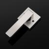 imageProbrico Brushed Gold Dummy Door Handle Interior Door Levers Square Single NonTurning Satin Brass Door Handles Hardware for French Door 10 PackBrushed Nickel