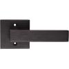 imageProbrico Brushed Gold Dummy Door Handle Interior Door Levers Square Single NonTurning Satin Brass Door Handles Hardware for French Door 10 PackOil Rubbed Bronze