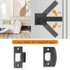 imageProbrico Brushed Gold Keyed Entry Door Handle Square Heavy Duty Satin Brass Entrance Door Lock Levers Reversible Lockset for Exterior and Interior Doors Different Keys 3 PackOil Rubbed Bronze
