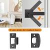 imageProbrico Brushed Gold Keyed Entry Door Handle Square Heavy Duty Satin Brass Entrance Door Lock Levers Reversible Lockset for Exterior and Interior Doors Different Keys 3 PackOil Rubbed Bronze