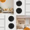 imageProbrico Entry Door Knob Lock Set and Single Cylinder Deadbolt Combination Set OilRubbed Bronze 3 Pack Keyed AlikeBlack