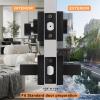 imageProbrico Flat Black Passage Door Lever with Single Cylinder Deadbolts Combo Pack Modern Square Lock Set HandlesetExterior Handle and SetExteriorBlack