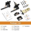 imageProbrico Gold Privacy Door Handle Lockset Heavy Duty Interior Door Lever for Bedroom Reversible Keyless Handleset Door Knob 10 PackBlack