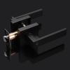 imageProbrico Gold Privacy Door Handle Lockset Heavy Duty Interior Door Lever for Bedroom Reversible Keyless Handleset Door Knob 10 PackBlack