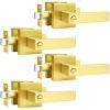 imageProbrico Gold Privacy Door Handle Lockset Heavy Duty Interior Door Lever for Bedroom Reversible Keyless Handleset Door Knob 10 PackGold