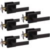 imageProbrico Gold Privacy Door Handle Lockset Heavy Duty Interior Door Lever for Bedroom Reversible Keyless Handleset Door Knob 10 PackOil Rubbed Bronze