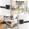 imageProbrico Gold Privacy Door Handle Lockset Heavy Duty Interior Door Lever for Bedroom Reversible Keyless Handleset Door Knob 10 PackOil Rubbed Bronze