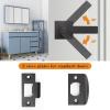imageProbrico Gold Privacy Door Handle Lockset Heavy Duty Interior Door Lever for Bedroom Reversible Keyless Handleset Door Knob 10 PackOil Rubbed Bronze