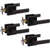 imageProbrico Gold Privacy Door Handle Lockset Heavy Duty Interior Door Lever for Bedroom Reversible Keyless Handleset Door Knob 10 PackOil Rubbed Bronze