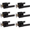 imageProbrico Gold Privacy Door Handle Lockset Heavy Duty Interior Door Lever for Bedroom Reversible Keyless Handleset Door Knob 10 PackOil Rubbed Bronze