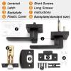 imageProbrico Gold Privacy Door Handle Lockset Heavy Duty Interior Door Lever for Bedroom Reversible Keyless Handleset Door Knob 10 PackOil Rubbed Bronze