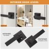 imageProbrico Gold Privacy Door Handle Lockset Heavy Duty Interior Door Lever for Bedroom Reversible Keyless Handleset Door Knob 10 PackOil Rubbed Bronze