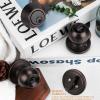 imageProbrico Oil Rubbed Bronze Door Knobs with Single Cylinder Deadbolts Exterior keyed Alike Handleset Combo Pack Lockset for Front Door and Outside Gate Set of 4Oil Rubbed Bronze