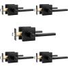 imageProbrico Privacy Black Door Handle Interior Lockset Heavy Duty Square Door Lever for Bedroom or Bathroom Reversible Keyless Slim Handleset Door Knob 10PackBlack