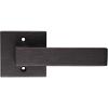 imageProbrico Brushed Gold Dummy Door Handle Interior Door Levers Square Single NonTurning Satin Brass Door Handles Hardware for French Door 10 PackOil Rubbed Bronze