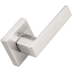 imageProbrico Brushed Gold Dummy Door Handle Interior Door Levers Square Single NonTurning Satin Brass Door Handles Hardware for French Door 10 PackBrushed Nickel