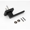 imageProbrico 2 Pack Dummy Levers in Matte Black FinishHeavy Duty NonTurning Interior Door Handles Reversible Half Dummy Levers for Closet PantryBlack