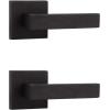 imageProbrico 2 Pack Dummy Levers in Matte Black FinishHeavy Duty NonTurning Interior Door Handles Reversible Half Dummy Levers for Closet PantryOil Rubbed Bronze