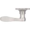 imageProbrico Dummy Door Handle Lever for Left Handed Door Wave Door Lever with Camelot Trim NonTurning Lock in Brushed Nickel Half Dummy Closet Door Handle Left Handed