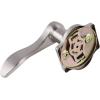 imageProbrico Dummy Door Handle Lever for Right Handed Door Wave Door Lever with Camelot Trim NonTurning Lock in Brushed Nickel Half Dummy Closet Door Handle Right Handed