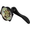 imageProbrico Elegant Wave LeftHanded Door Lever with Camelot Trim 1 Pack Half Dummy Door Handles for Hallway and Closet Black Door Handle with NonTurning Lock
