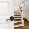 imageProbrico HalfDummy Door Levers Wave Style Oil Rubbed Bronze Door Locks HardwareLeft Handed 1 Pack