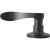 imageProbrico HalfDummy Door Levers Wave Style Oil Rubbed Bronze Door Locks HardwareLeft Handed 1 Pack
