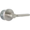 imageProbrico Modern Dummy Door Levers Single Door Handle Satin Nickel Finish RightLeft Handed