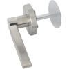 imageProbrico Modern Dummy Door Levers Single Door Handle Satin Nickel Finish RightLeft Handed