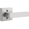 imageProbrico NonTurning HalfDummy Lever in Satin Nickel Stainless Steel Square Bar Single Dummy Lever Heavy Duty Handle for Closet Balcony Pantry or French DoorsExposed Screws 1 PackBrushed Nickel