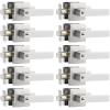 imageProbrico Square Keyed Alike Entry Levers Satin Nickel Heavy Duty Entrance Levers Door Locks Reversible Rectangle Levers for RightLeft Handed Doors 2 PackBrushed Nickel