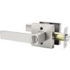 imageProbrico Square Keyed Alike Entry Levers Satin Nickel Heavy Duty Entrance Levers Door Locks Reversible Rectangle Levers for RightLeft Handed Doors 2 PackBrushed Nickel