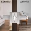 imageProbrico Square Keyed Alike Entry Levers Satin Nickel Heavy Duty Entrance Levers Door Locks Reversible Rectangle Levers for RightLeft Handed Doors 2 PackBrushed Nickel