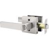 imageProbrico Square Keyed Alike Entry Levers Satin Nickel Heavy Duty Entrance Levers Door Locks Reversible Rectangle Levers for RightLeft Handed Doors 2 PackBrushed Nickel