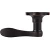 imageProbrico Wave Door Lever with Camelot Trim NonTurning Lock in Oil Rubbed Bronze Half Dummy Closet Door Handle Bedroom BiFold Door Knobs  Left Handed