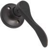 imageProbrico Wave Style Handle Dummy Leverset LeftRight Hand Door Knobs Satin Nickel FinishOil Rubbed Bronze