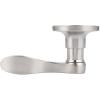 imageProbrico Wave Style Single Dummy Door Levers Dummy Door Handles Satin Nickel Finish Left Handed Pack of 61 Pack