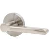imageProbrico Modern Dummy Door Levers Single Door Handle Satin Nickel Finish RightLeft Handed