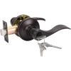 imageProbrico Wave Style Lever Handles Entrance Door Knobs Entry Door Locks Brushed NickelOil Rubbed Bronze