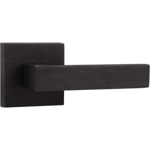 imageProbrico 2 Pack Dummy Levers in Matte Black FinishHeavy Duty NonTurning Interior Door Handles Reversible Half Dummy Levers for Closet PantryOil Rubbed Bronze