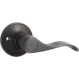 imageProbrico Wave Style Dummy Door Knobs Door Lever HandlesOil Rubbed Bronze FinishRight Open
