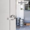 imageProbrico Heavy Duty Keyed Alike Entry Door Levers Entrance Door Locksets Satin Nickel Finished for Exterior Door and Front Door 5 Pack