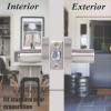 imageProbrico Heavy Duty Keyed Alike Entry Door Levers Entrance Door Locksets Satin Nickel Finished for Exterior Door and Front Door 5 Pack