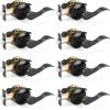 imageProbrico 10 Pack Passage lockset Matte Black Interior Door Levers Handles Keyless Door Furniture Hardware for Kitchen Childrens Room Indoor LocksBlack