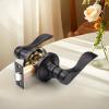 imageProbrico 10 Pack Passage lockset Matte Black Interior Door Levers Handles Keyless Door Furniture Hardware for Kitchen Childrens Room Indoor LocksOil Rubbed Bronze